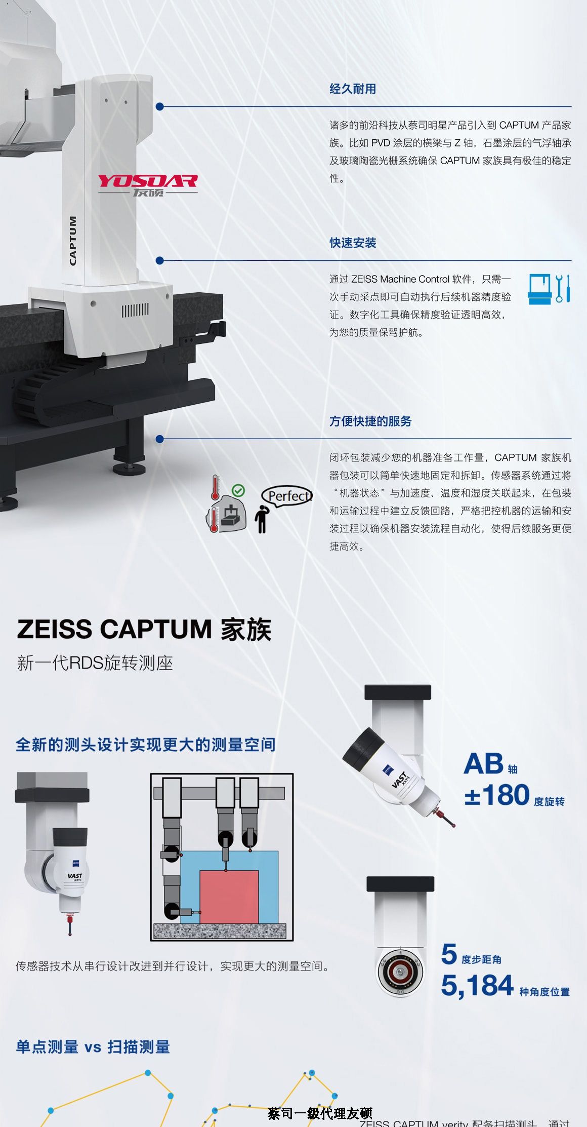 陵水蔡司三坐标CAPTUM